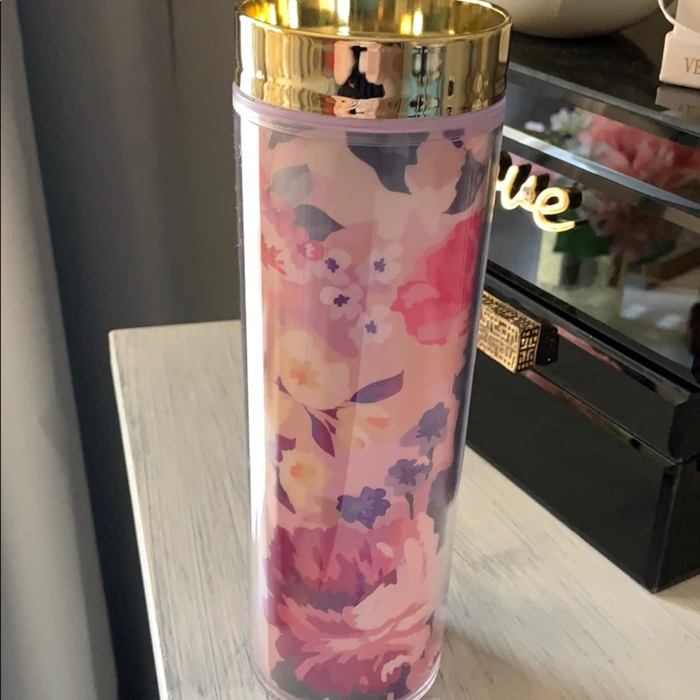 Deluxe floral tumbler